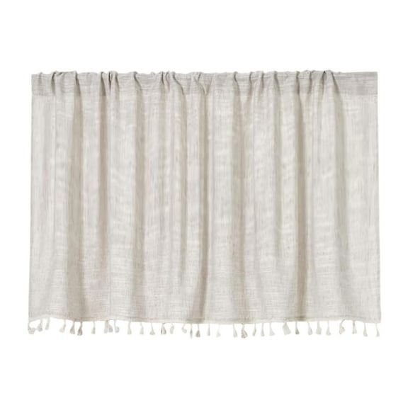 Esquirla Kitchen Window Valance Curtain,Blackout Valances,Boho Small Polyester Home Decoration,Rod Pocket for Basement Laundry 1 Piece 140x91cm