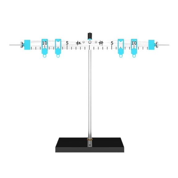 Esquirla Leverage Ruler Experiment Lever Principle Teaching Instrument Physics Teaching Aluminum Alloy Lever Balance Scale and Support Measuring Range 10