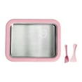 thumbnail image 1 of Esquirla Maker Ice Cream Homemade Tray Yogurt with 2 Spatulas Household Gelato Icecream Instant Cold Plate Pink, 1 of 8