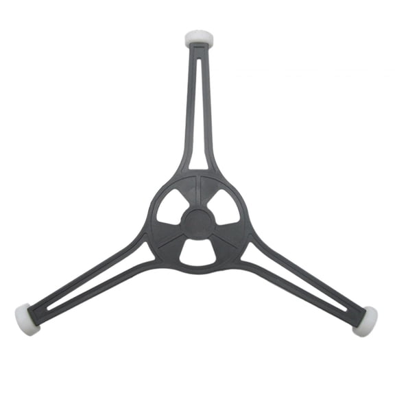 Esquirla Microwave Oven Tray Support Roller Support with 14mm Rollers Base Plate Tray Support Spare Parts Roller Bracket for Kitchen Triangular Bracket