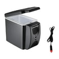 thumbnail image 1 of Esquirla Mini Fridge 6L Food Compact Office Can Small Car Refrigerator Freezer Double Holes, 1 of 8