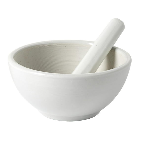 Esquirla Mortar and Pestle Set Mixing DIY Kitchen Gadget Ceramic Garlic Bowl S S