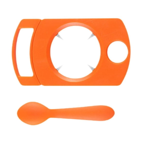 Esquirla Passion Fruit Opener Kitchen Gadget with Spoon Multipurpose Kitchen Tool Passion Open Tool for Kitchen Party Picnic Gathering green