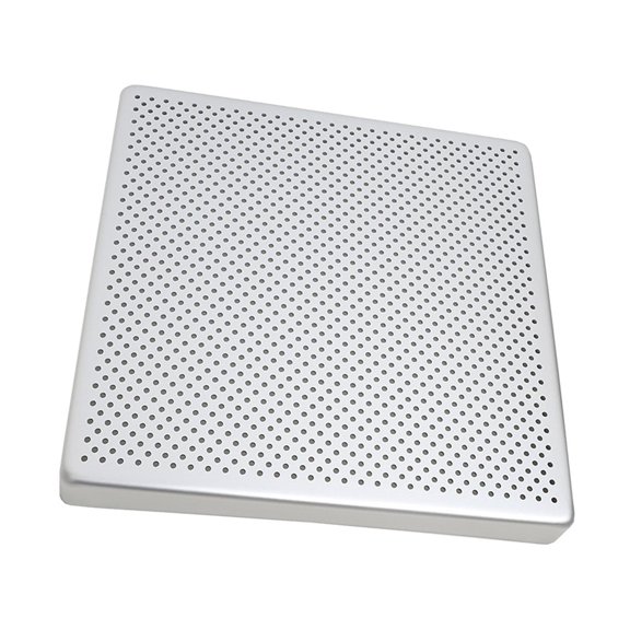 Esquirla Perforated Baking Pan Baking Pan Kitchen Cookware Party Reusable Cookie Pan Aluminum Alloy Pizza Crisper Tray Baking Roasting