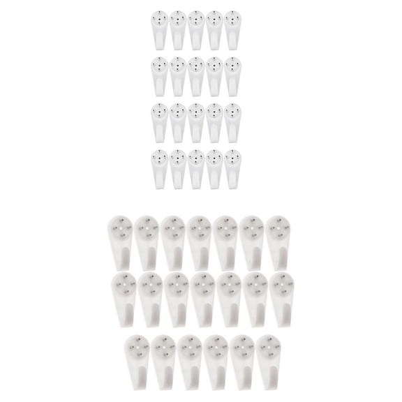Esquirla Picture Hooks For Hard Walls Wall Picture Hooks Hanging Hooks Nails Plastic Hooks With Hardened Pins Load 5kg Suitable for small frames hats cloth storage