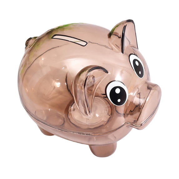 Esquirla Pig Piggy Bank Pig Figurine Desktop Ornament,Decorative Festival Gift Reusable Money Bank Money Saving Box for Adult Kids Coffee