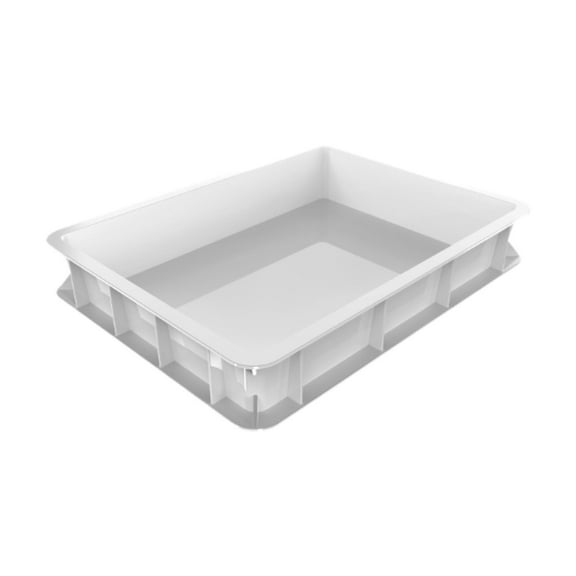Esquirla Pizza Proofing Box Bread Proofing Container Lightweight Large Capacity with Lid Multiuse for Home and Bakery Fridge Pantry 60x40x7.5cm