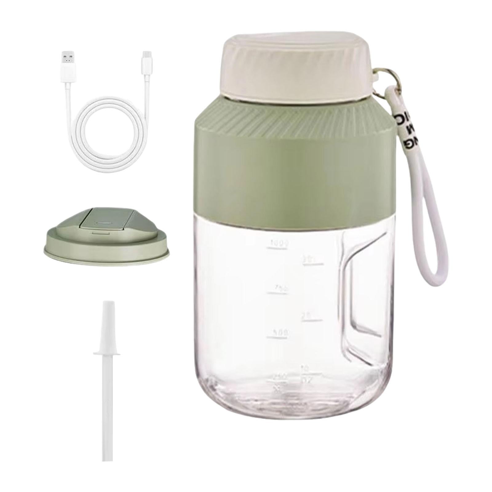 Esquirla Portable Juicer Blender Sports Bottle Multifunctional for Sports Office Double Lid