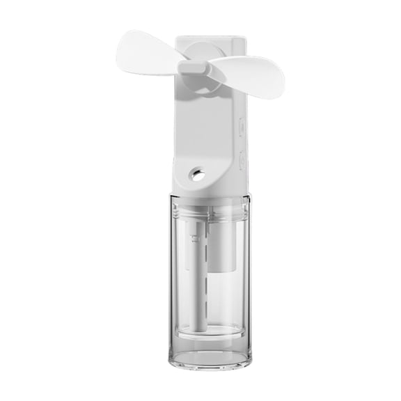 Esquirla Portable Misting Fan Handheld Personal Mister for Home Office Hiking Camping White