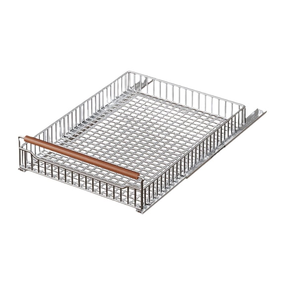 Esquirla Pullout Drawer Basket,Metal Wire,Multipurpose Sliding under Table Drawer Sliding Out Pantry Shelf for Snack Socks Bag Underwear L