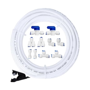 Esquirla Refrigerator Water Line Kit Fridge Tube Connector Water Pipe Fittings Quick Connect Leakproof PE Material Suitable for Water Purifier Pure Water Machi Tube 10M