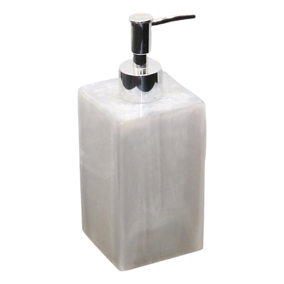 Esquirla Resin Pump Bottle Dispenser, Refillable Empty Bottle, Soap Lotion Dispenser Liquid Dispenser Shampoo Dispenser - White