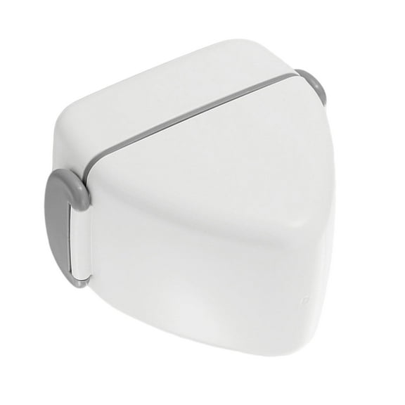 Esquirla Rice Ball Case Bento Box Utensils Double Layer Stackable Triangle Triangle Sushi Box Adult Lunch Box for Snacks Storing Sushi