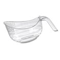 thumbnail image 1 of Esquirla Rice Washer Strainer Bowl, Pasta Strainer, Versatile Kitchen Colander, Bowl Fruit Vegetable Bowl Drainer for Washing Cleaning Clear, 1 of 7