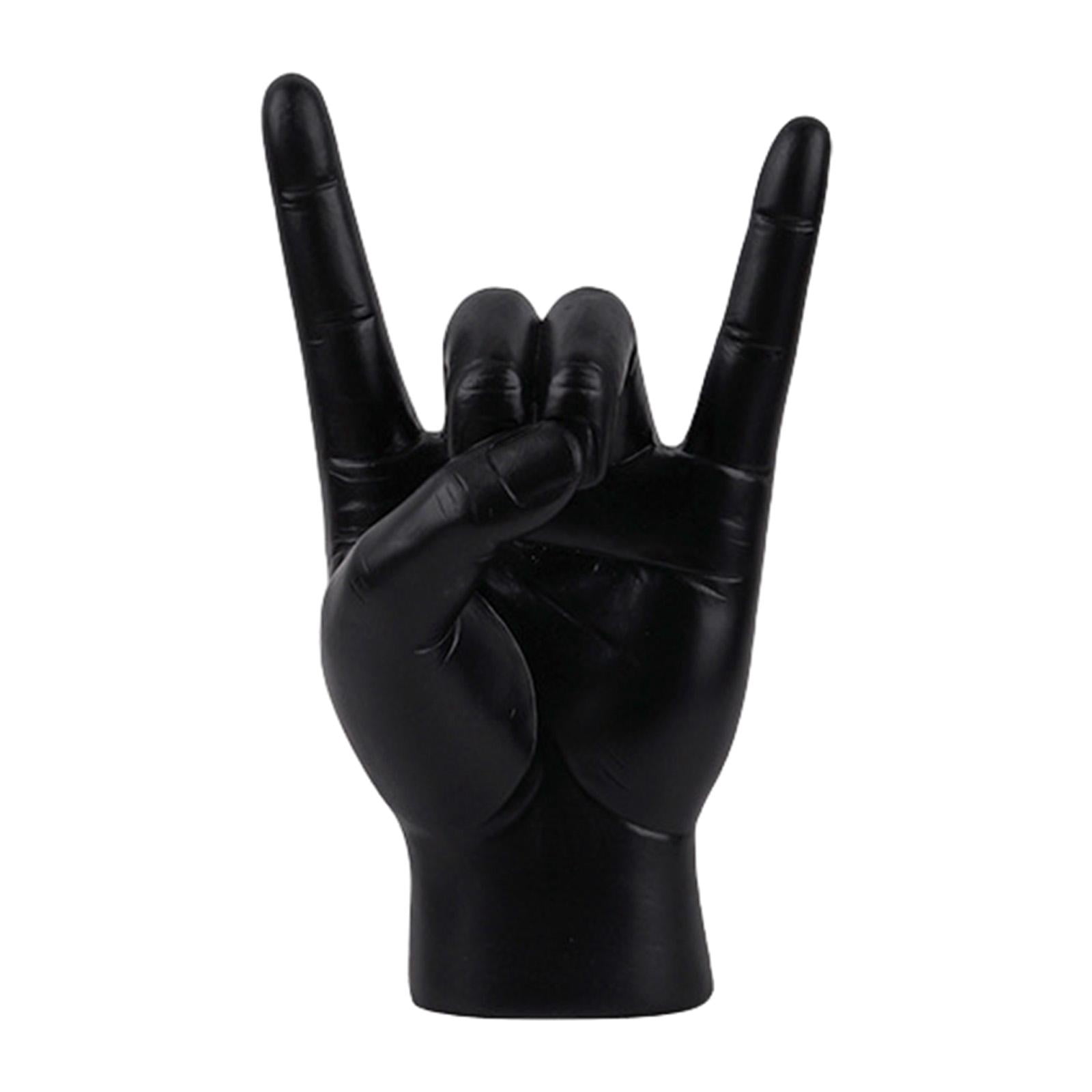 Esquirla Rock Hand Gesture Statue Hand Sign Collection Creative Music ...