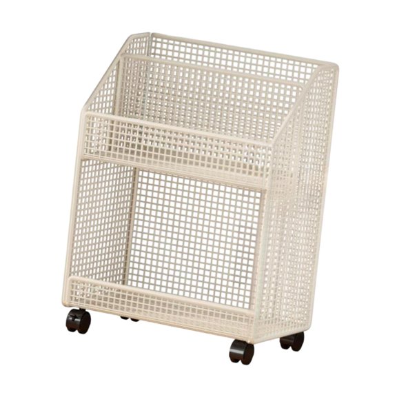 Esquirla Rolling Book Storage Rack Storage Trolley under Desk File Organizer Cart Mobile Bookcases for Kitchen Dorm Bath layer