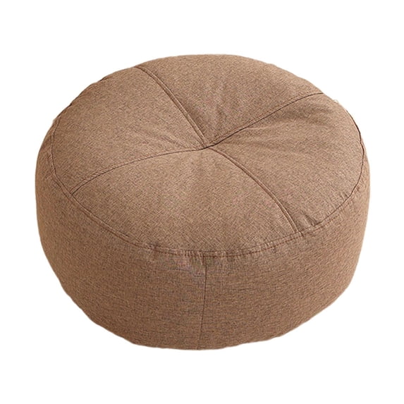 Esquirla Round Floor Pillow Floor Cushion Pad Soft Thick Small Comfortable Seat Cushion Meditation Floor Pillow for Adults Kids Studio Brown