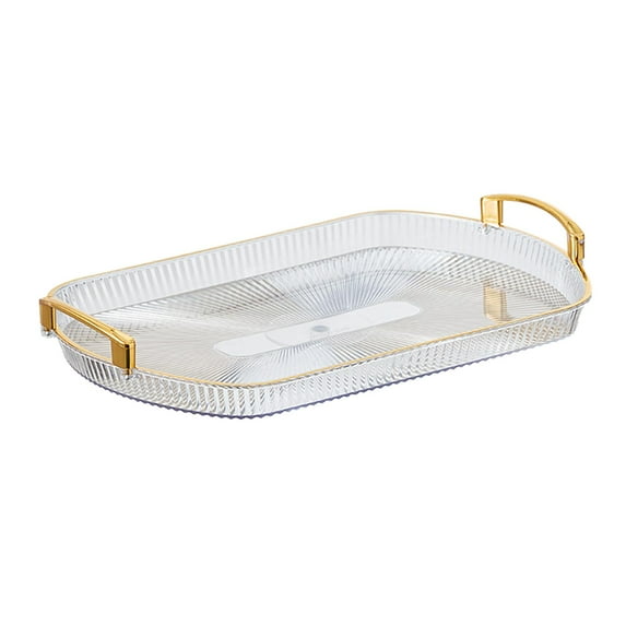 Esquirla Serving Tray, Countertop Organizer, Multipurpose Cosmetic Storage Tray, Bathroom Vanity Tray for Dining Room, Office, Farmhouse M