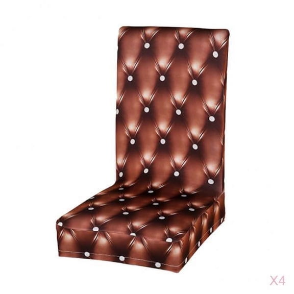 Esquirla Set Of 4 Covers Stretch , Selection , Coffee, as described