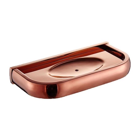 Esquirla Soap Dish Holder Wall Mounted For Bathroom Shower Soap Holder Saver Box Storage Organizer Rack, Copper Material