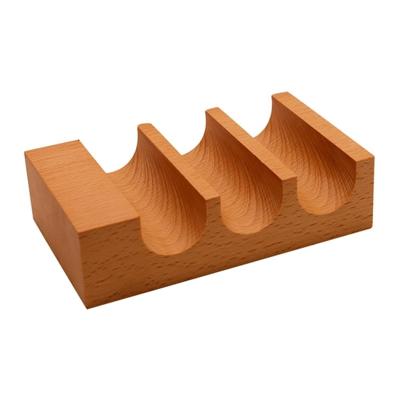Esquirla Sushi Holder Tray Wood Stand Rack Platter Sashimi Board Solid Wood Construction with Vintage Look Easy to Clean And Compact Suitable for Restaurants H Light Brown