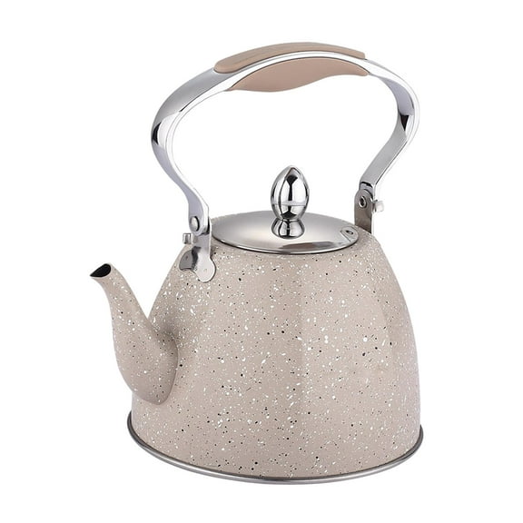 Esquirla Tea Maker Kettle Tea Boil Kettle Induction Cooker with Anti Scald Handle 1L Capacity for Restaurant Hotel Family Home Beige