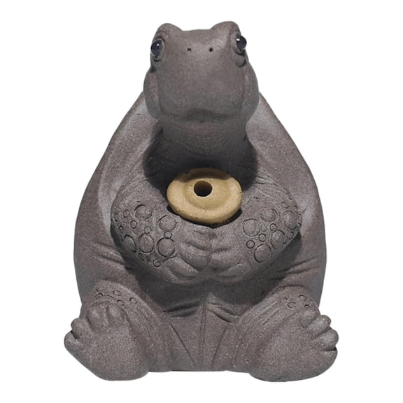 Esquirla Turtle Statue Tea Pet Accessory Figurine Sculpture With Purple Sand Clay And Feature suitable for tearoom tea ceremony office tabletop