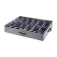 Esquirla Under Bed Shoe Box 12 Compartments Folding with Lid Storage