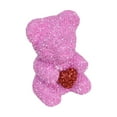 thumbnail image 1 of Esquirla Valentine's Bear Home Centerpiece Lovely Valentines Day Gifts Creative Valentines Day Decoration Holding Heart for Girlfriend Pink, 1 of 8