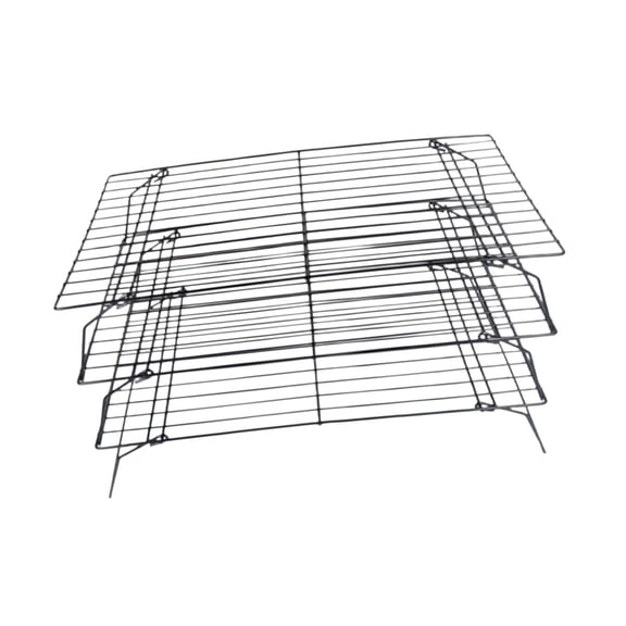 Esquirla Wire Cooking Rack,Baking Cooling Rack,Heavy Duty Baking Tool,Cookies Cooling Rack,Cooling Wire Roasting Rack for Biscuit,Cake Three layer