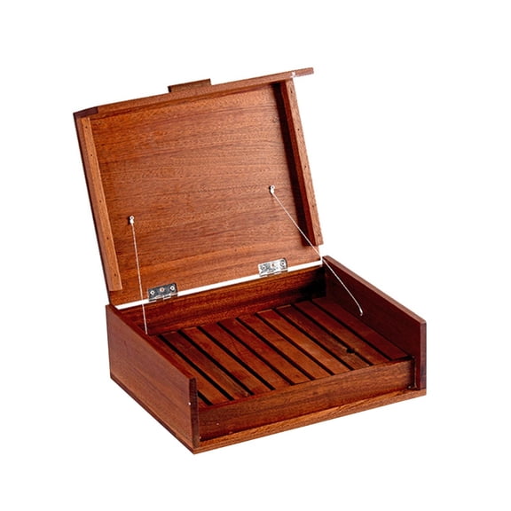 Esquirla Wood Bento Box Ingredients Sushi Tray Japanese Serving Tray Multifunctional with Compartment for Picnic Party Camping
