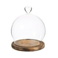 thumbnail image 1 of Esquirla with Base,Glass Dome DIY Valentines Day Decor, Crafts,Wedding Gifts Jewelry Display Jar Display Case Glass Cover brown, 1 of 8