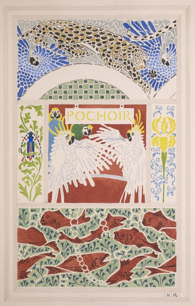 Esquisses decoratives c1900-7 Canvas Art - Rene Binet (24 x 36)