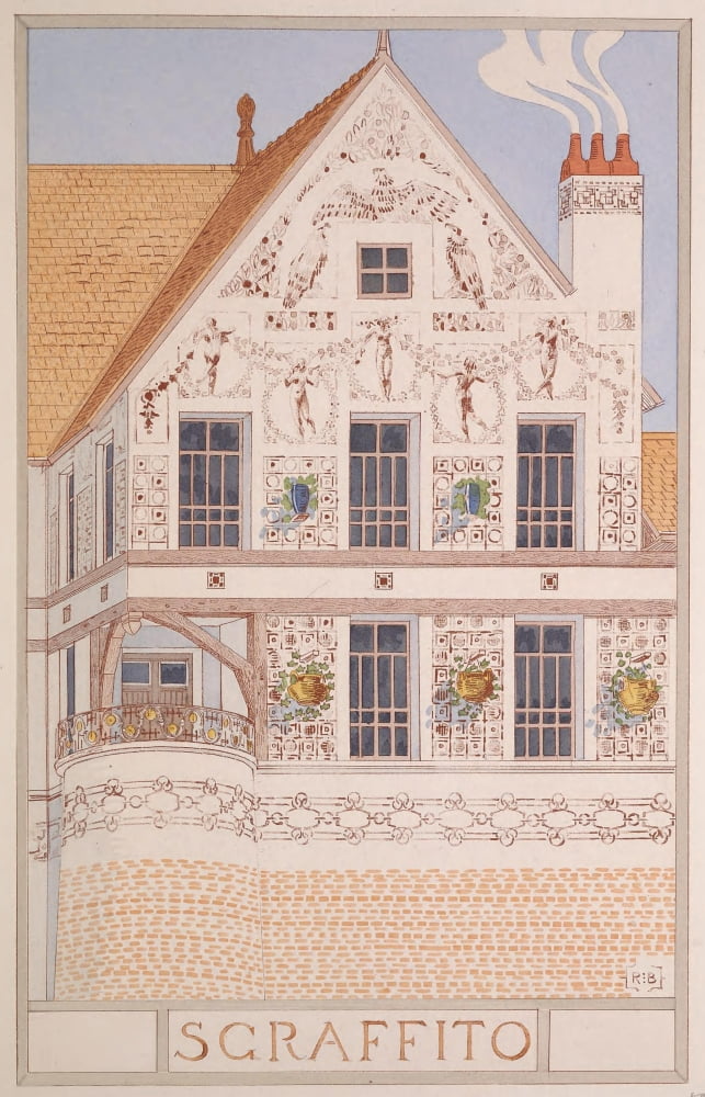 Esquisses decoratives c1900-9 Canvas Art - Rene Binet (24 x 36)