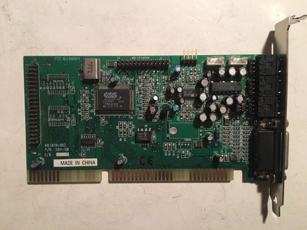 Ess sound card s611-sb 48.s611h.002 isa w atapi ide midi externtion ...