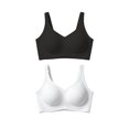 thumbnail image 1 of EssElegance Womens Wireless Jelly Bra, Plus Size Supportive Seamless Bras, Full Coverage Push Up No Underwire Tshirt Bras, 1 of 6