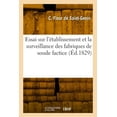 thumbnail image 1 of Essai sur l'Ã©tablissement et la surveillance des fabriques de soude factice, (Paperback), 1 of 1