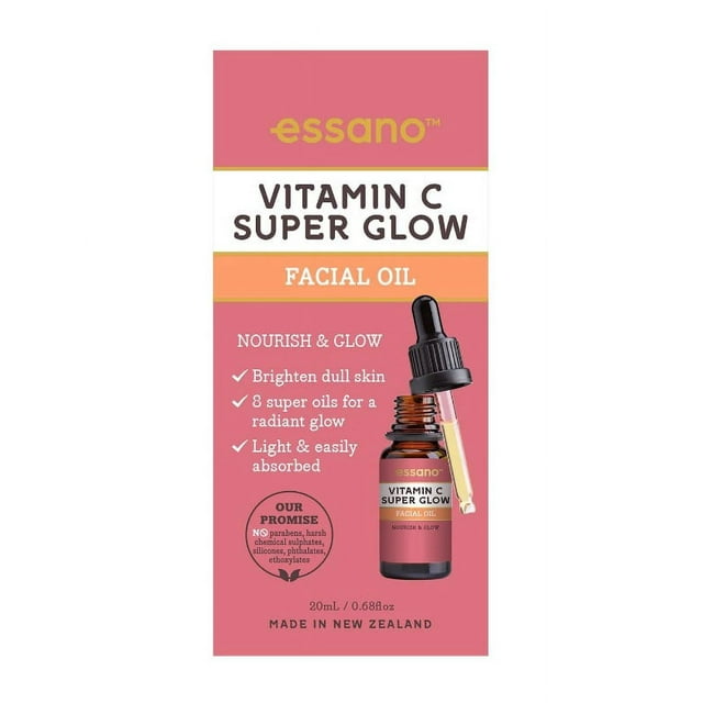 Essano Vitamin C Super Glow Facial Oil Nourish & Glow 0.68 fl oz *EN