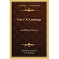 thumbnail image 1 of Essay On Language : And Other Papers (Paperback), 1 of 1