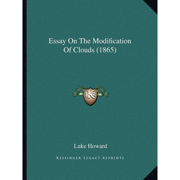 Essay On The Modification Of Clouds (1865) (Paperback)