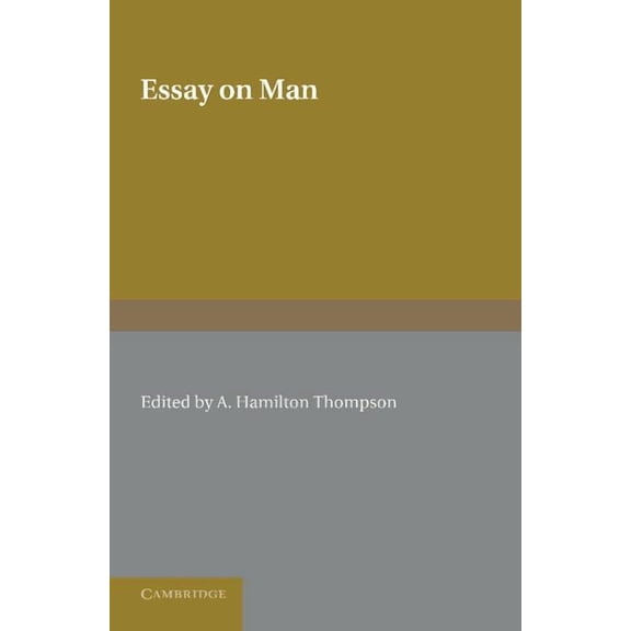 Essay on Man, (Paperback)