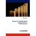 thumbnail image 1 of Essay on Testing Serial Independence (Paperback), 1 of 1
