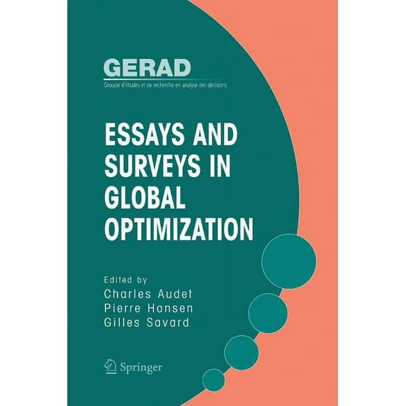 Essays and Surveys in Global Optimization, (Paperback)