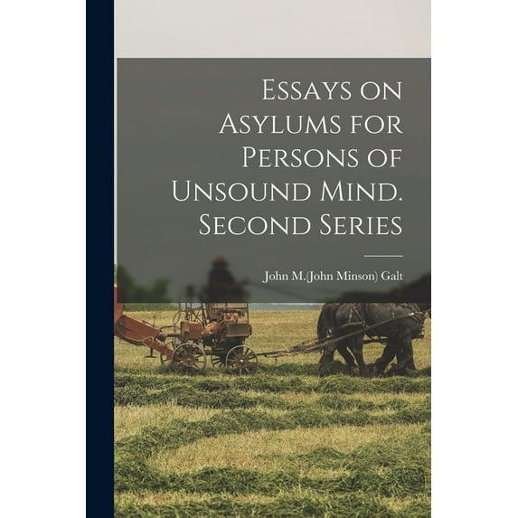 Essays on Asylums for Persons of Unsound Mind. Second Series (Paperback)