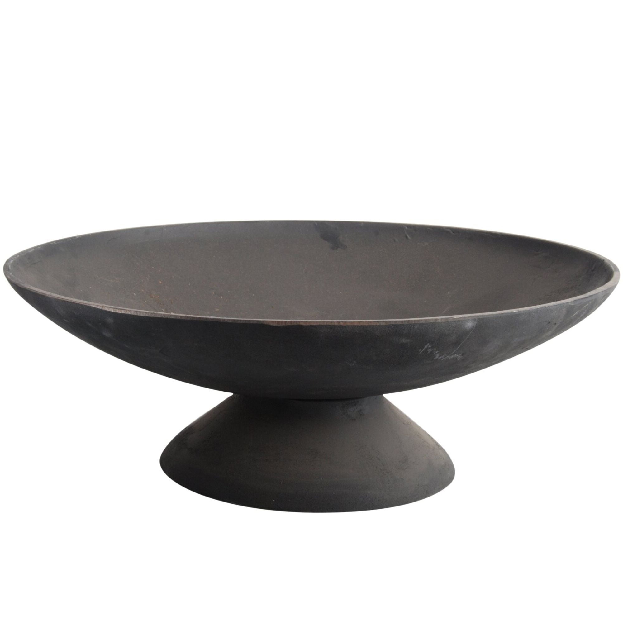 23" Black Cast Iron Round Outdoor Fire Pit Bowl