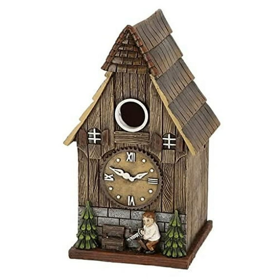 Esschert Design 37000600 Cuckoo Clock Birdhouse, Resin