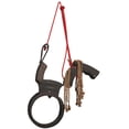 thumbnail image 1 of Esschert Design 5' Black and Red Horse Rope Mane Tire Swing with Rope Tie, 1 of 3