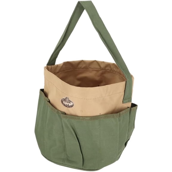 Esschert Design Canvas Round Tool Bag