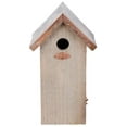 thumbnail image 1 of Esschert Design Chickadee Bird House - Antique Wash with Copper Roof, 1 of 1