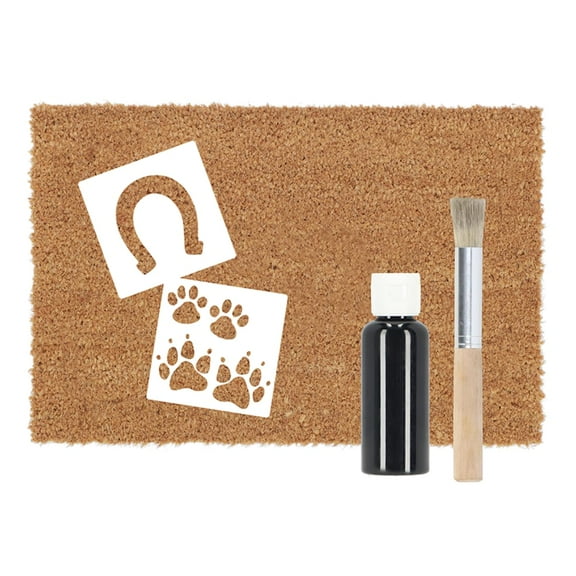 Esschert Design Children‚Äôs Paint It Yourself Animal Foot Print Doormat